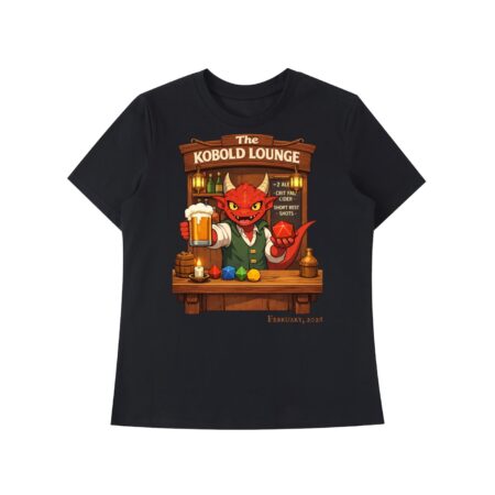 Kobold at the Bar - Womens Essential Standard Shoulder T-Shirt S - XL
