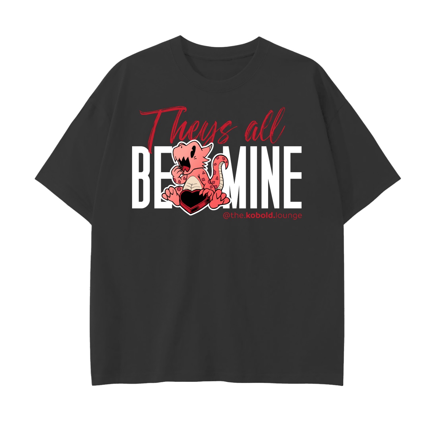 Theys All Be Mine - Drop Shoulder Cotton T-Shirt - Image 5